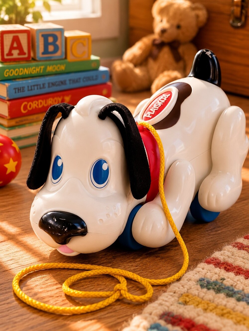 Vintage Playskool Digger Dog Pull Toy Working Sounds 1990s Nostalgia
